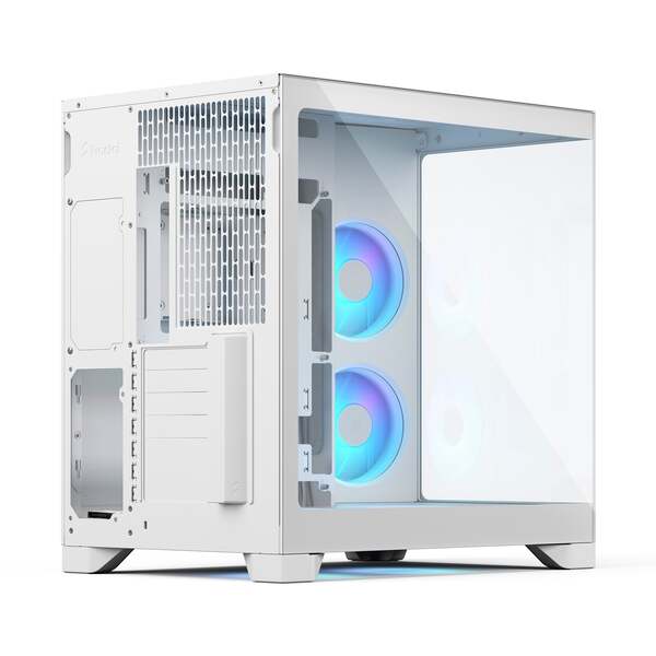 Fractal Design Pop 2 Vision Midi-Tower Case with RGB lighting and window, White RGB
