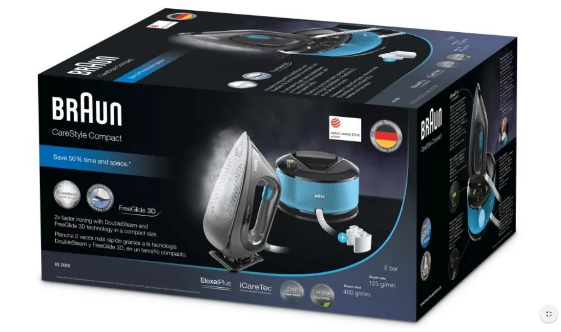 Braun CareStyle Compact - steam iron