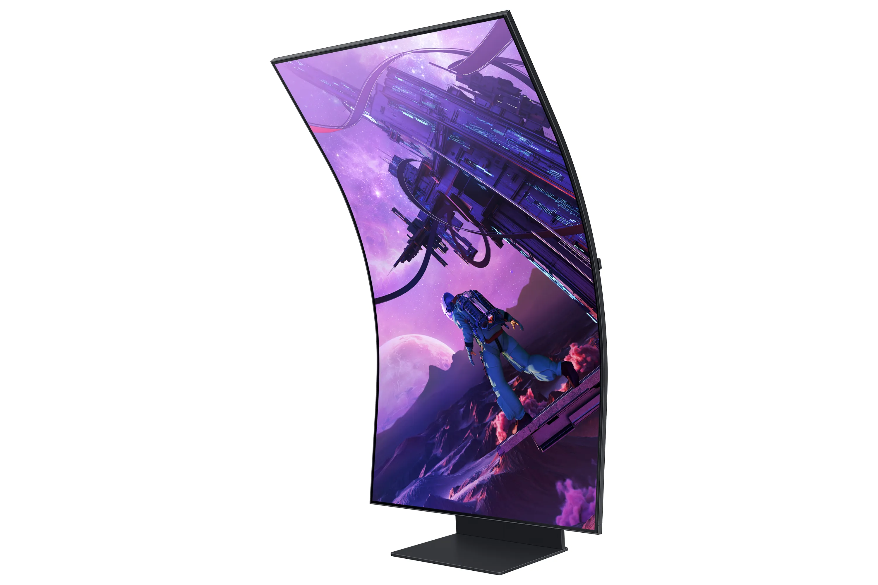 Samsung 55&quot; Odyssey ARK 4K UHD, Mini LED -kaareva pelin&auml;ytt&ouml;