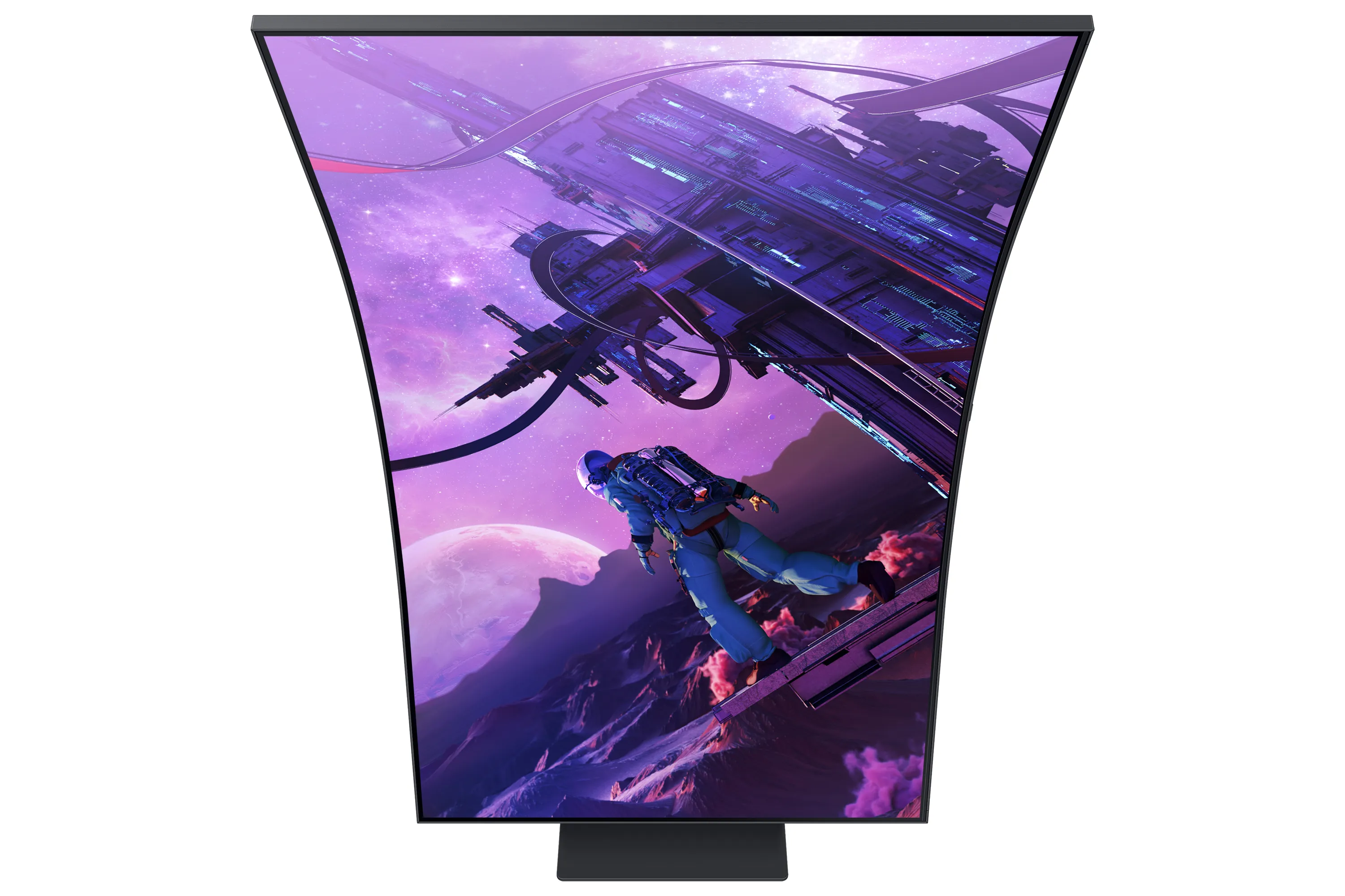 Samsung 55&quot; Odyssey ARK 4K UHD, Mini LED -kaareva pelin&auml;ytt&ouml;