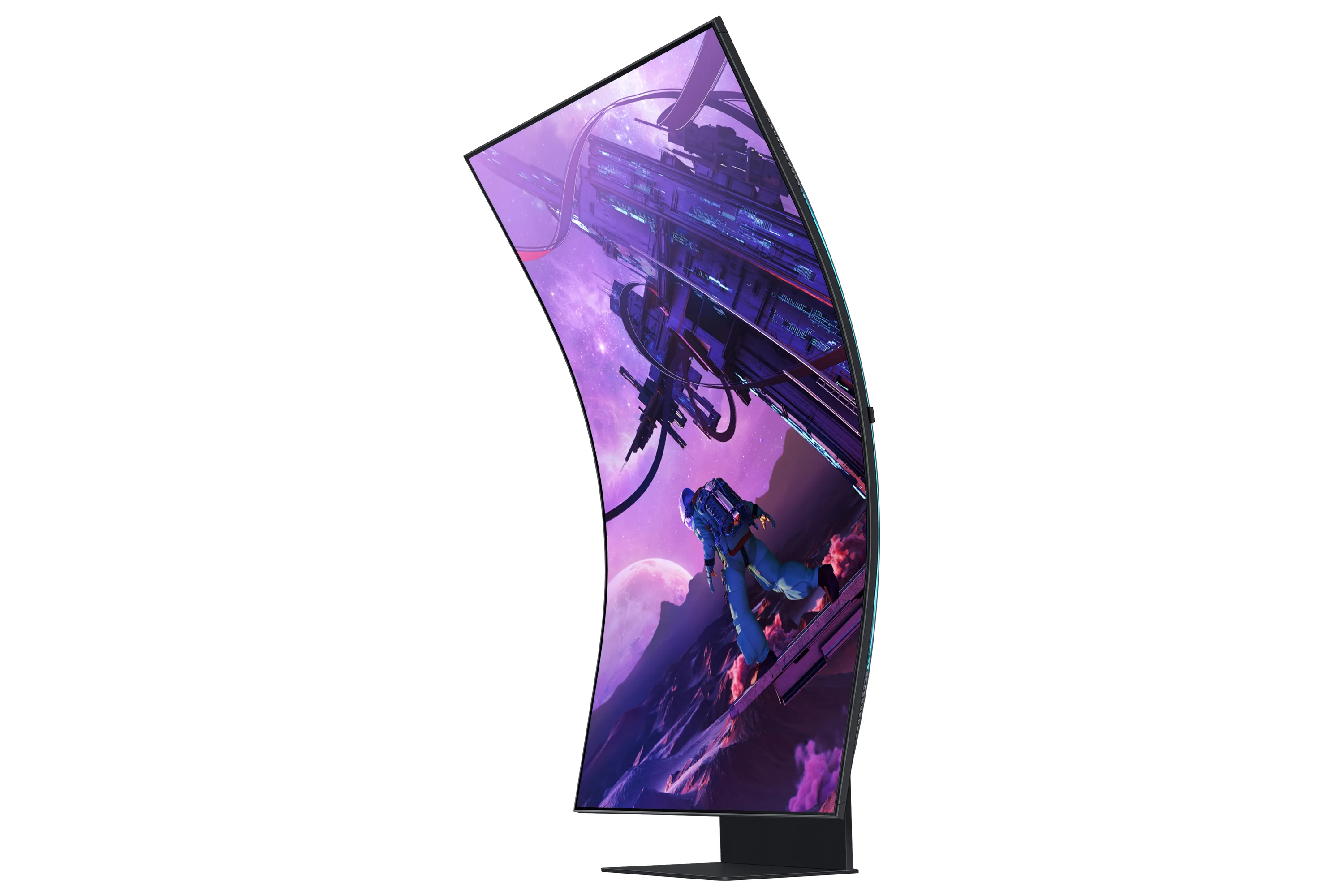 Samsung 55&quot; Odyssey ARK 4K UHD, Mini LED -kaareva pelin&auml;ytt&ouml;