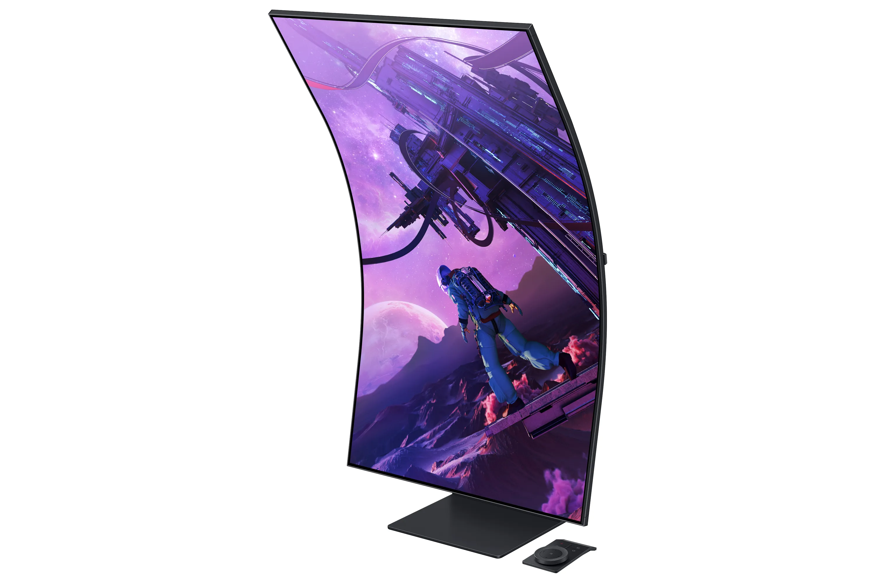 Samsung 55&quot; Odyssey ARK 4K UHD, Mini LED -kaareva pelin&auml;ytt&ouml;