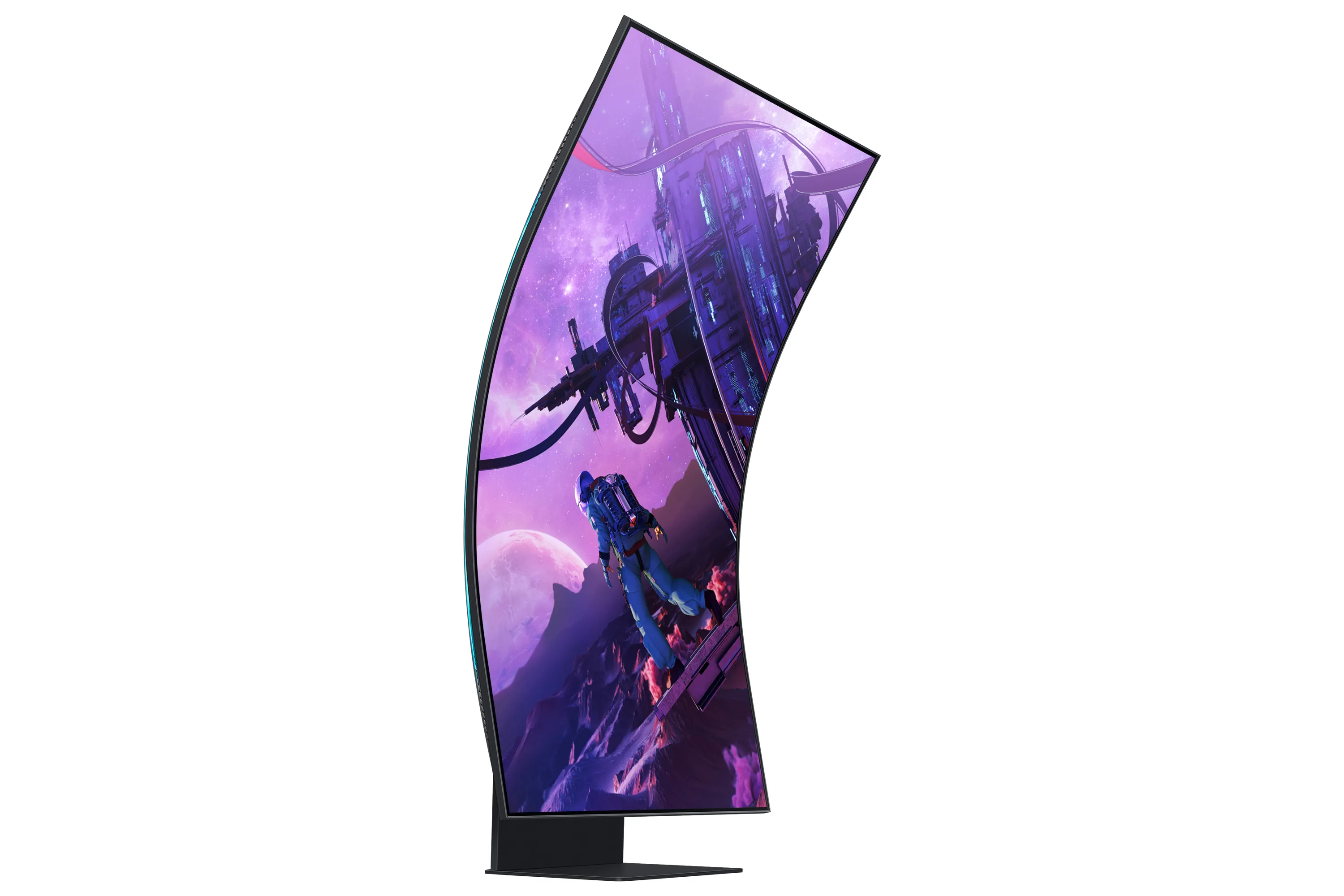 Samsung 55&quot; Odyssey ARK 4K UHD, Mini LED -kaareva pelin&auml;ytt&ouml;