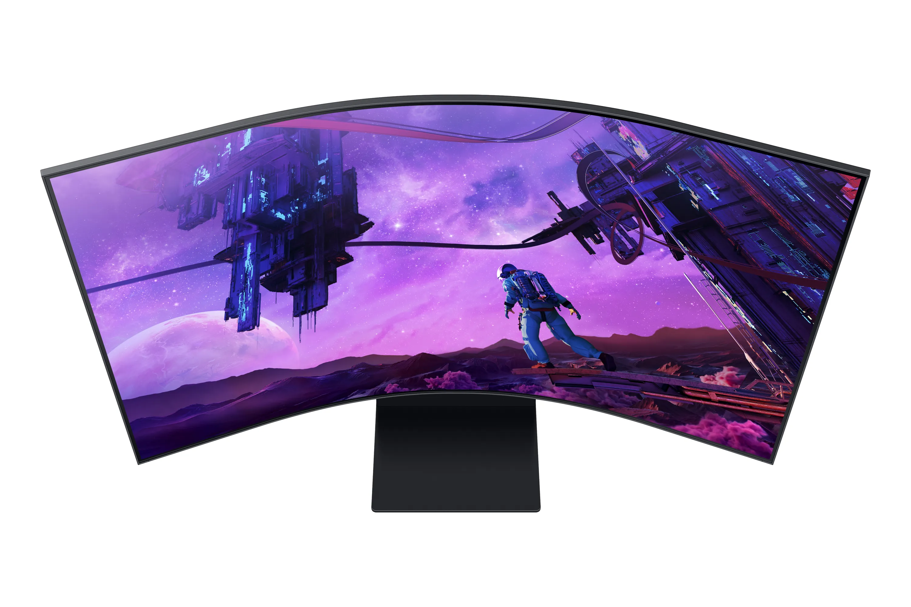Samsung 55&quot; Odyssey ARK 4K UHD, Mini LED -kaareva pelin&auml;ytt&ouml;