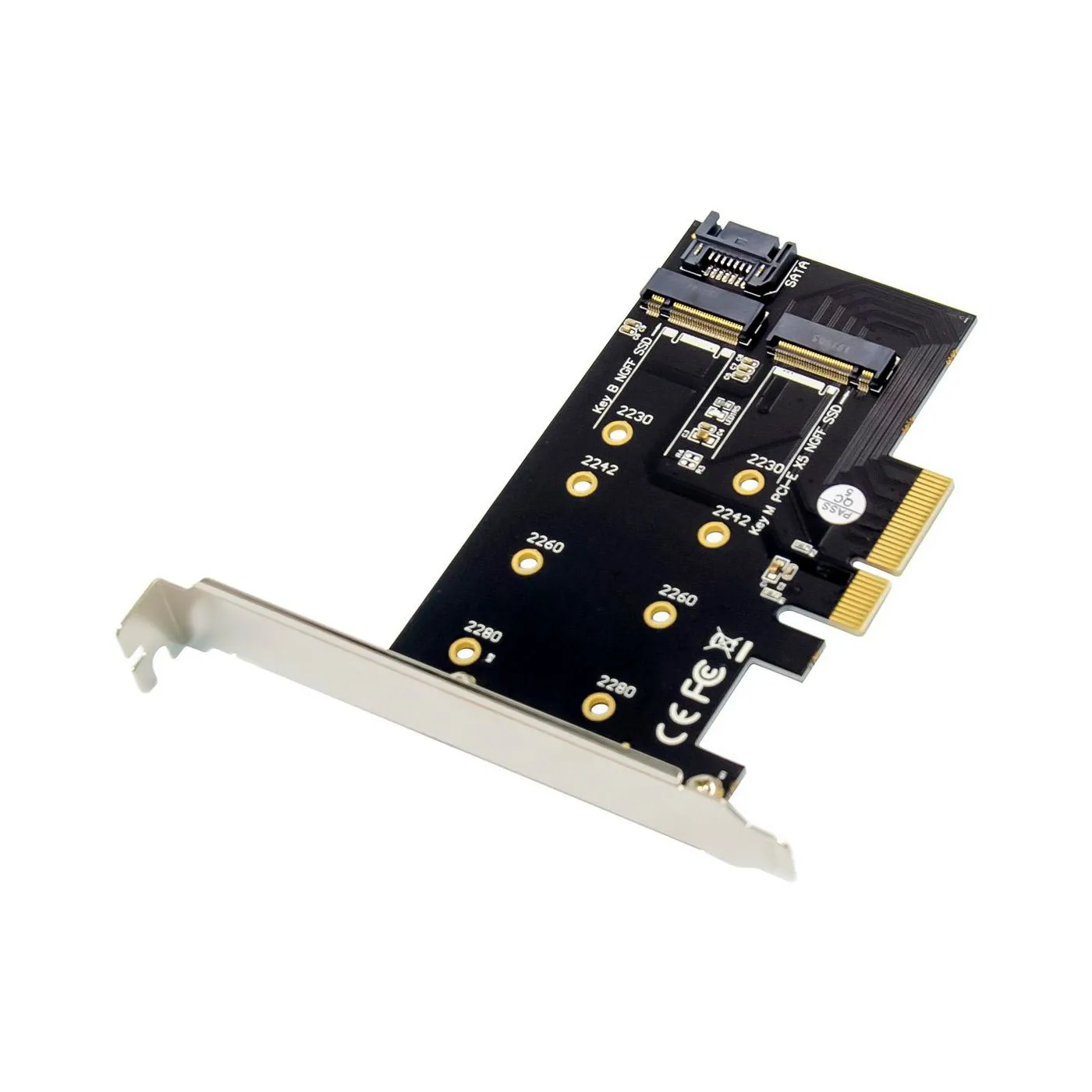 PCIe x4 M.2 B & M Key NVMe