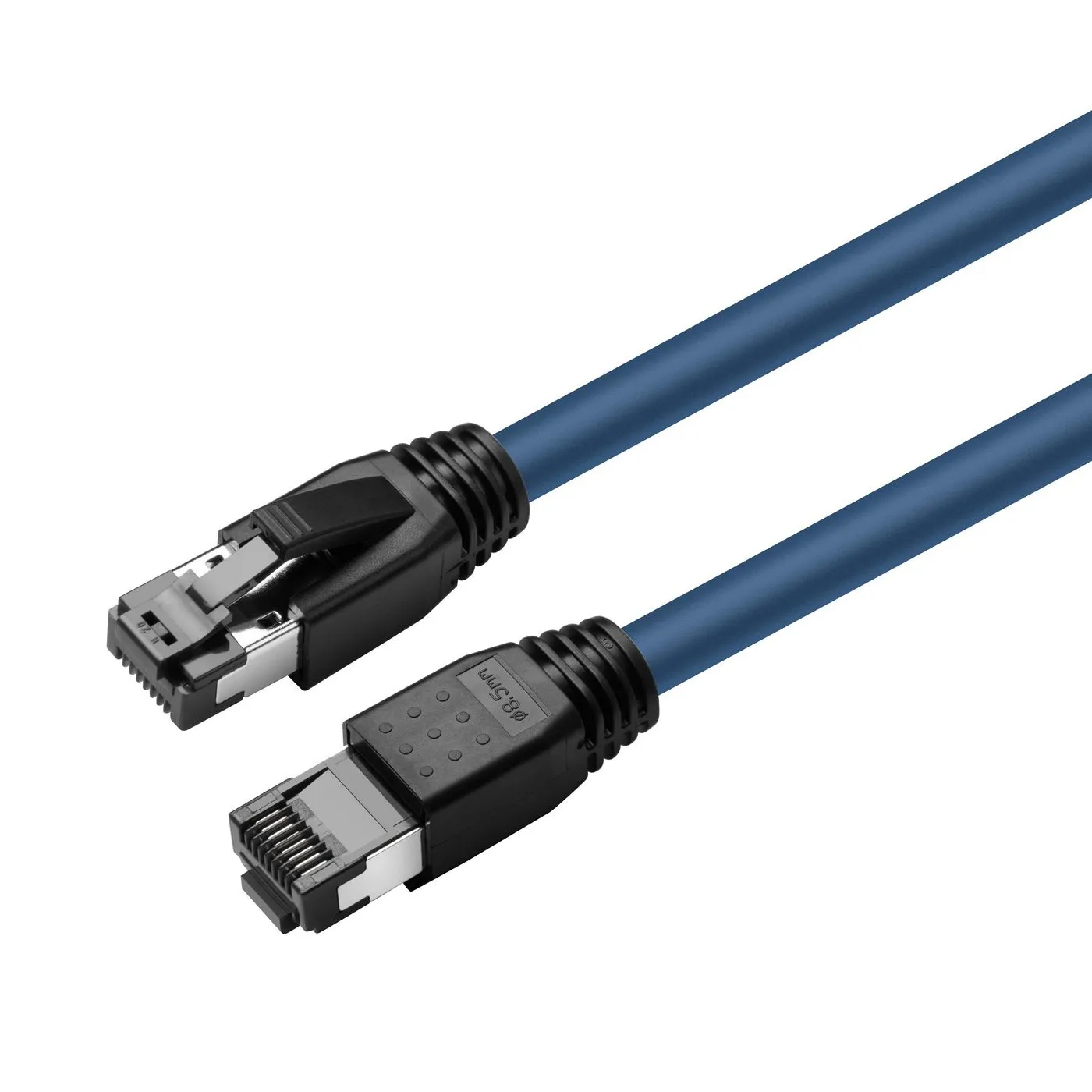 MicroConnect Cat8.1 S/FTP RJ45 0.5m -verkkokaapeli, sininen