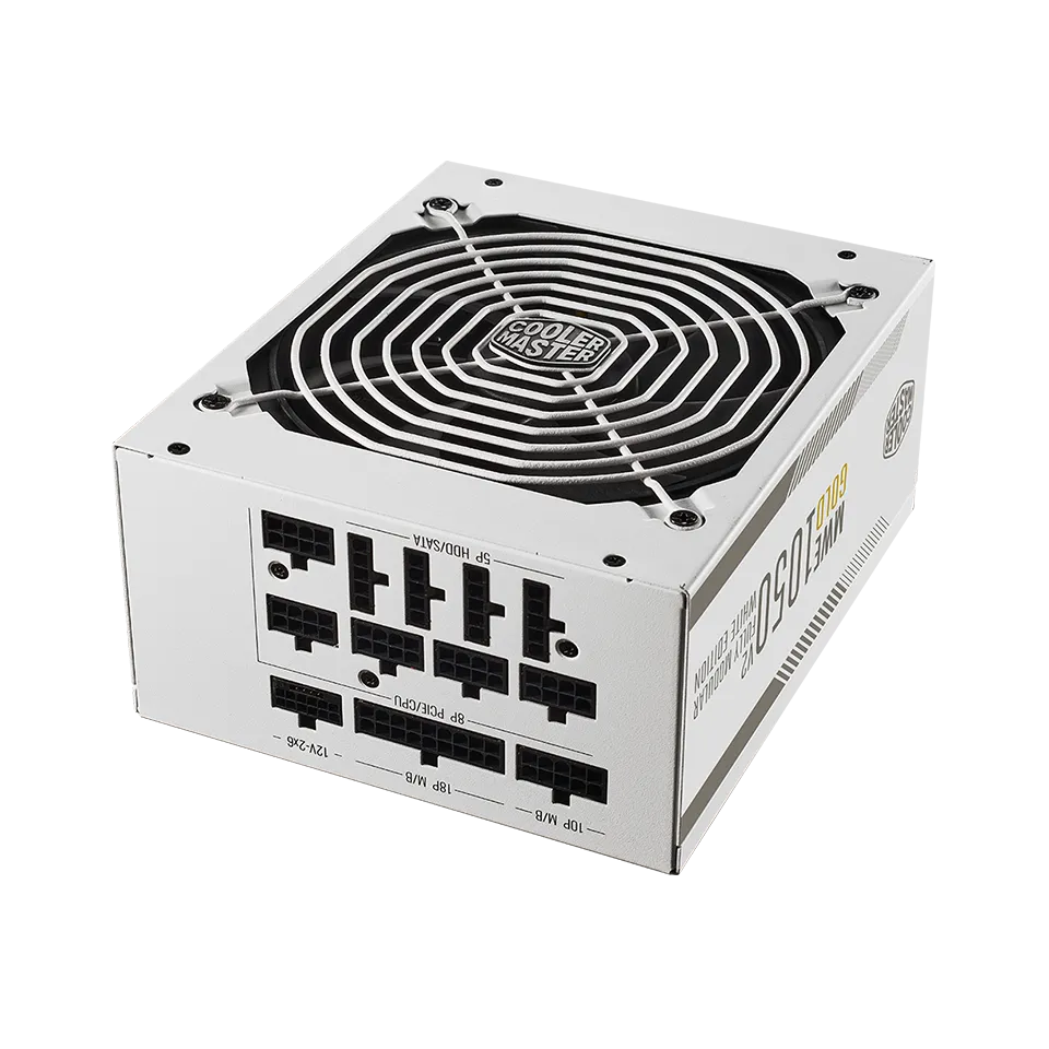 Cooler Master MWE V2 ATX 3.1 White Edition 1050W - Power supply, 80 Plus Gold