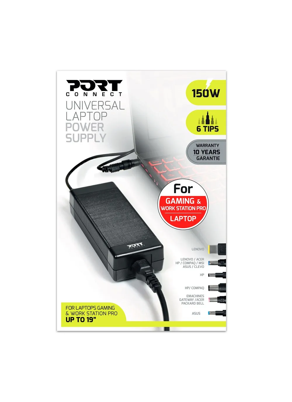 PORT Designs Universal Laptop Power Supply 150W EU /900103