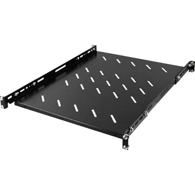 TOTEN kiinte&auml; hylly,asennuskorvat,1U,syv 550mm, 600/800x800 max 100kg