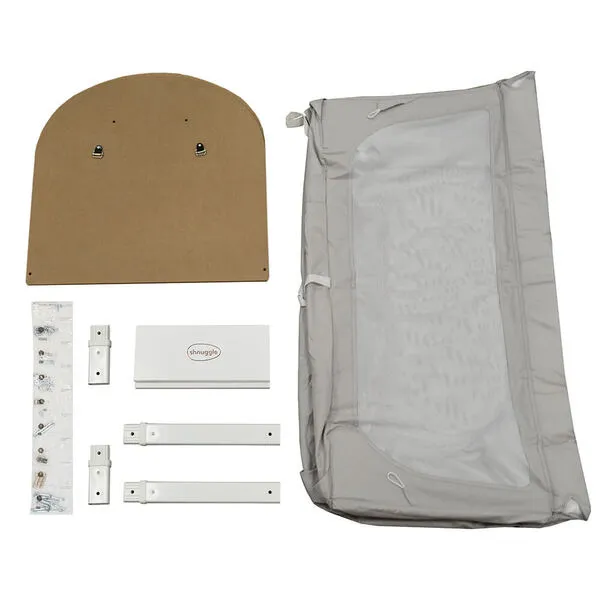 SHNUGGLE Omvandlingssats Cot Air Stone Grey