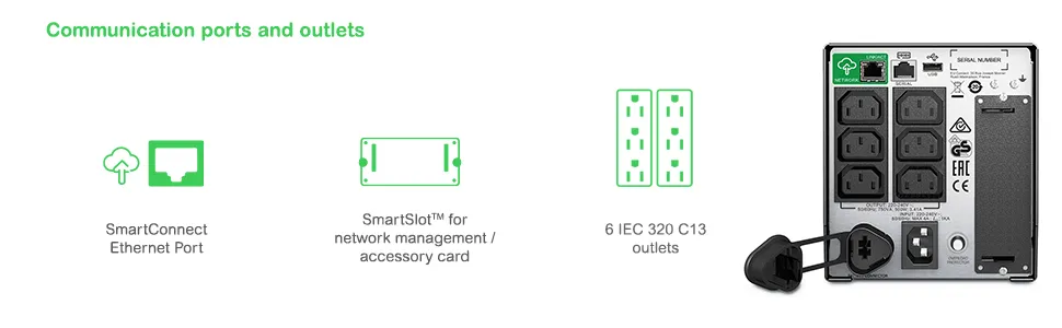 APC SMART-UPS 750VA LCD 230V WITH SMARTCONNECT