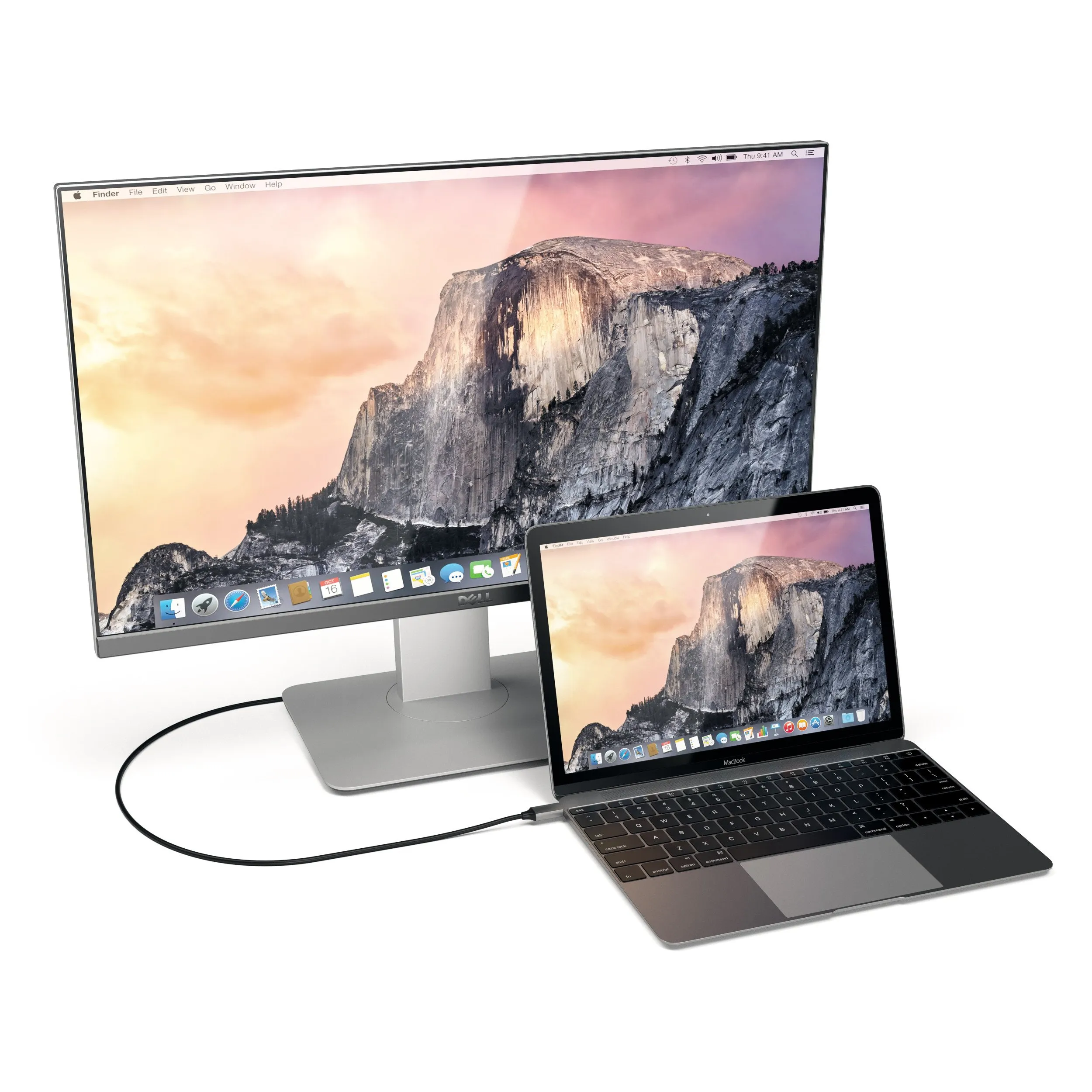 Satechi USB-C &ndash; HDMI -kaapeli, 1,8m, T&auml;htiharmaa