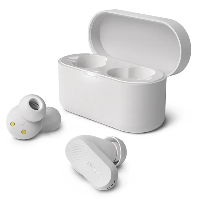 Philips 3000 Series TAT3509WT/00 Wireless Earbuds, White Philips 3000 Series TAT3509WT/00 Wireless Earbuds, White