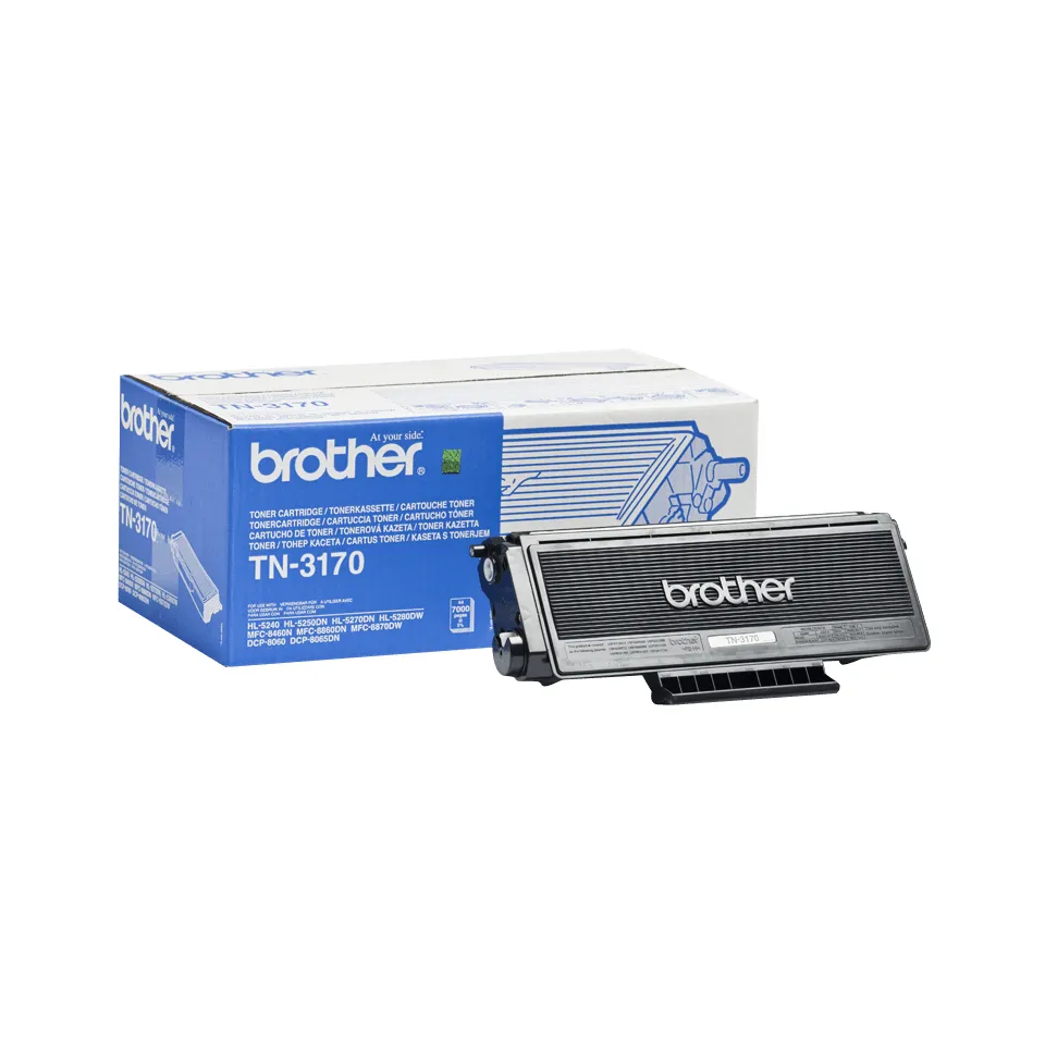 Brother TN3170 - Musta - alkuper&auml;inen - v&auml;riainekasetti malleihin Brother DCP-8060, 8065, HL-5240, 5250, 5270, 5280, MFC-8460, 8860, 8870