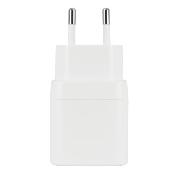 Deltaco 1x USB-C PD 20W USB-laturi, valkoinen