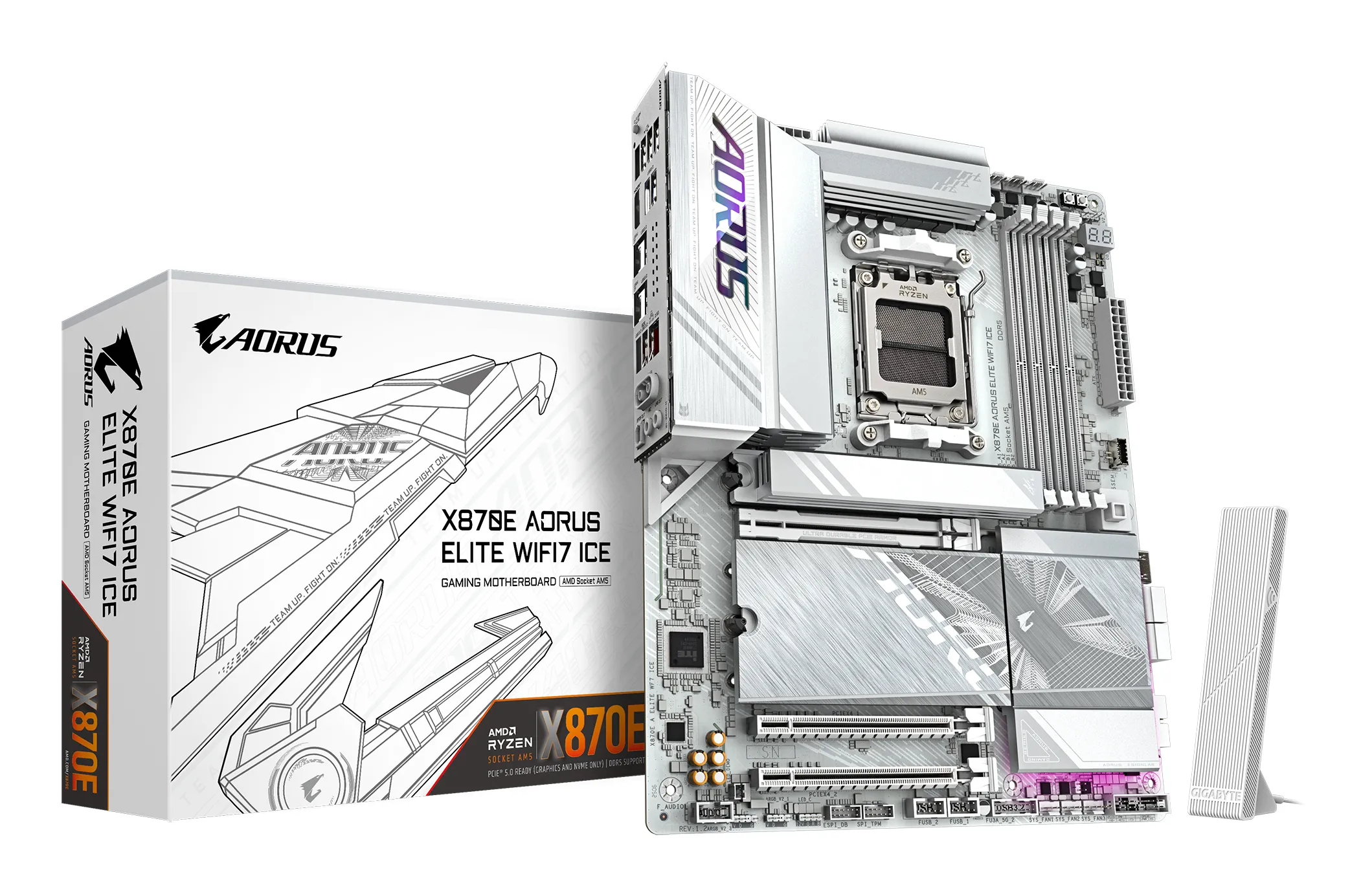 Gigabyte X870E Aorus Elite WIFI7 ICE Gen5 DDR5 AM5 ATX -emolevy