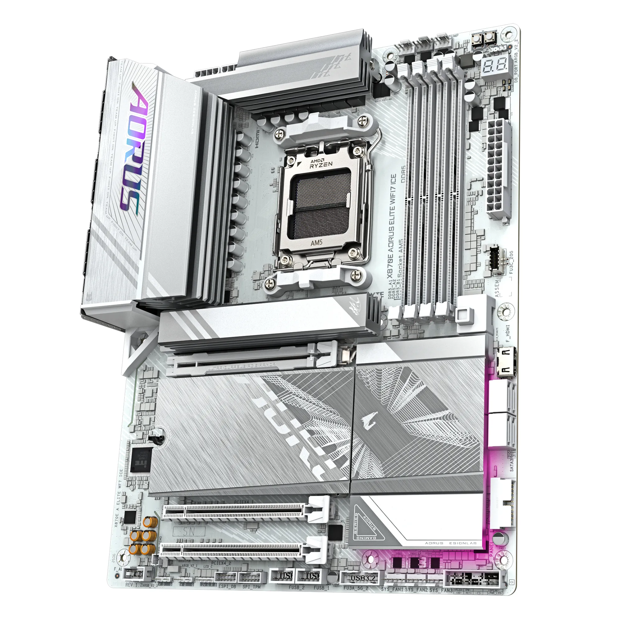 Gigabyte X870E Aorus Elite WIFI7 ICE Gen5 DDR5 AM5 ATX -emolevy