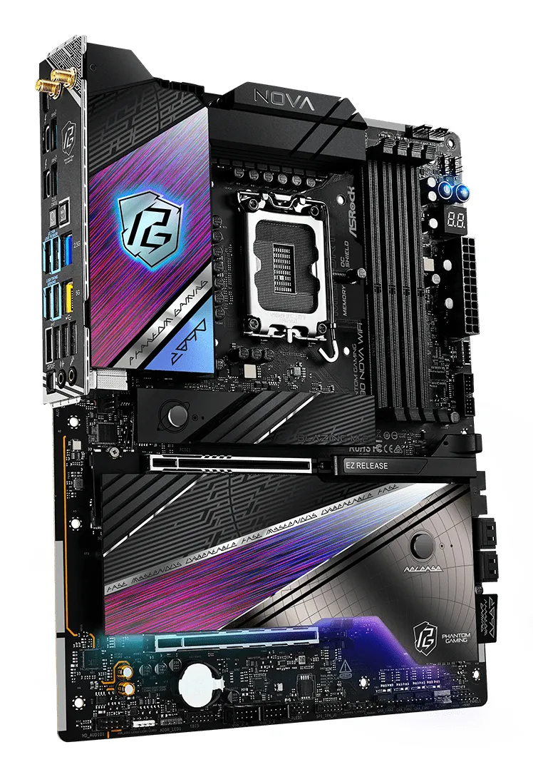 ASRock Phantom Gaming Z890 Nova WiFi 7 LGA1851 ATX - moderkort