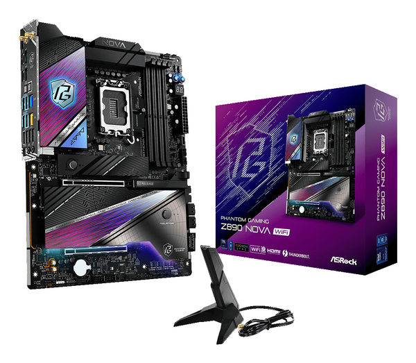 ASRock Phantom Gaming Z890 Nova WiFi 7 LGA1851 ATX - motherboard