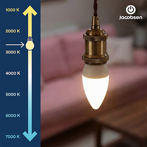 Decorative LED Candle Bulb Clear E14 1.8 Watt 250 Lumen 2700 Kelvin Warm White