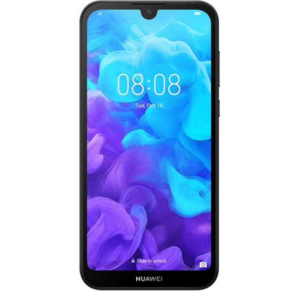 Huawei Y5 (2019) 16 GB/2 GB -Android-puhelin, Musta