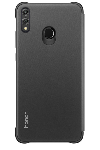Honor 8X Pu Flip Protective Cover Black