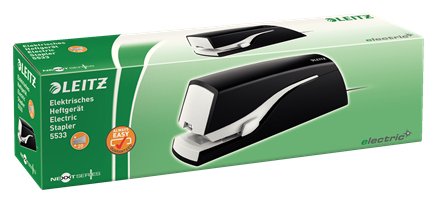 Leitz 5533 s&auml;hk&ouml;nitoja musta kapasiteetti 20ark.