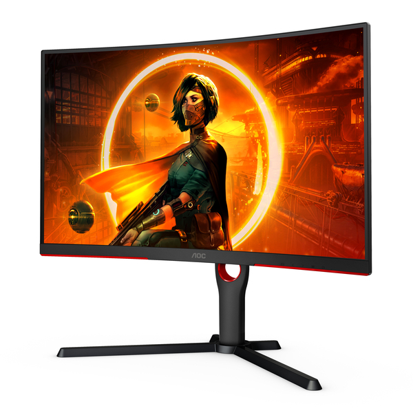 AOC 27" C27G3U/BK, Full HD, VA -kaareva pelin&auml;ytt&ouml;