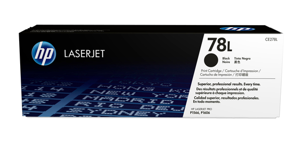 HP 78L - Musta - alkuper&auml;inen - LaserJet - v&auml;riainekasetti (CE278L) malleihin LaserJet Pro P1606DN