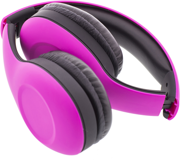 STREETZ headset f&ouml;r iPhone, mikrofon, utbytbar kabel,1,5m, rosa