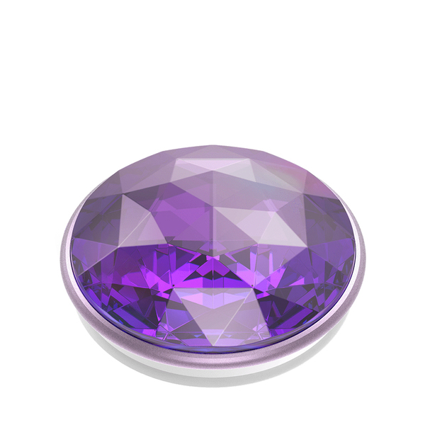 POPSOCKETS Disco Crystal Orchid Avtagbart Grip med St&auml;llfunktion Premium