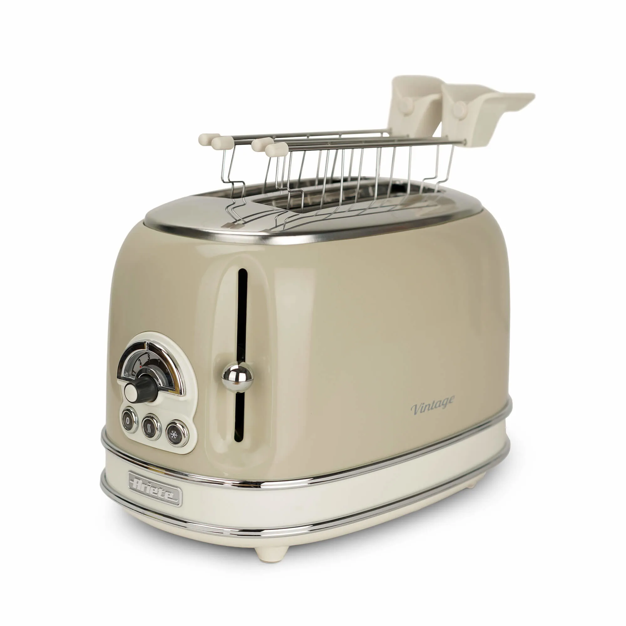 Ariete Vintage 0155 toaster, 2 slices, Beige