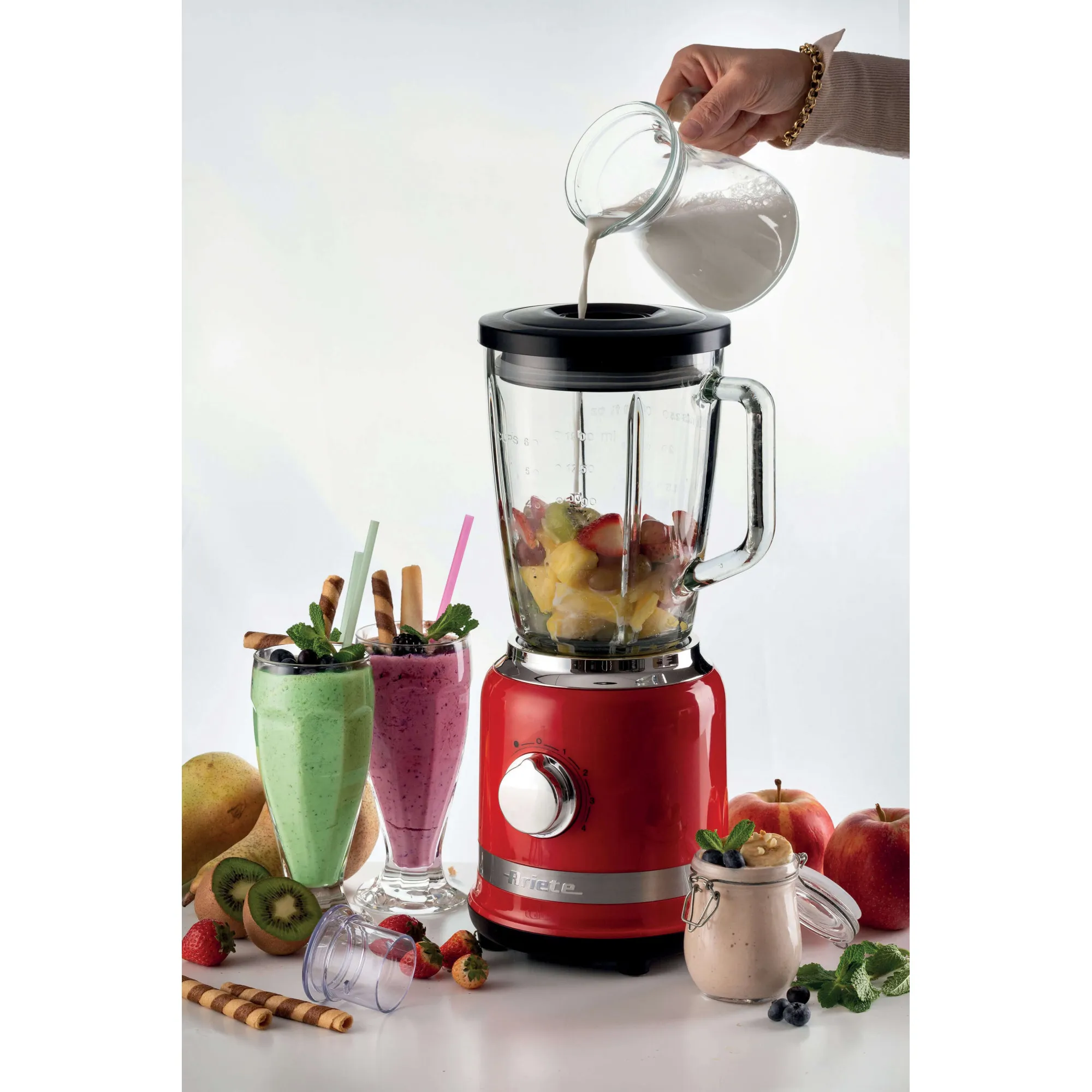 Ariete Moderna 1000w - blender, red