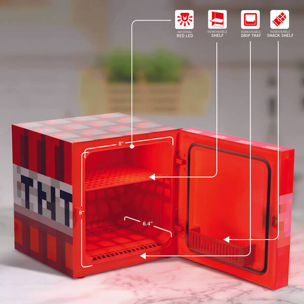 Ukonic Minecraft TNT Block Mini Fridge