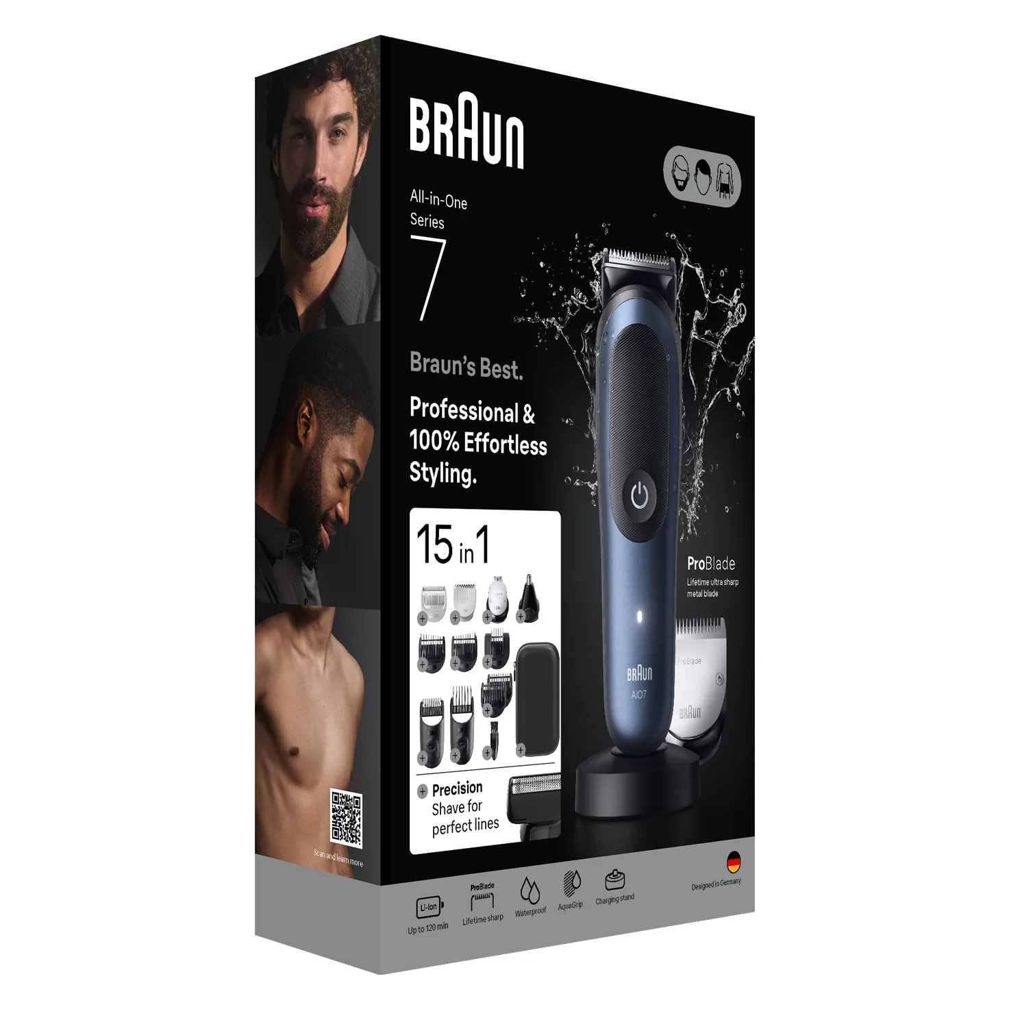 Braun All-in-One Series 7 245043 - multitrimmer, m&ouml;rkbl&aring;