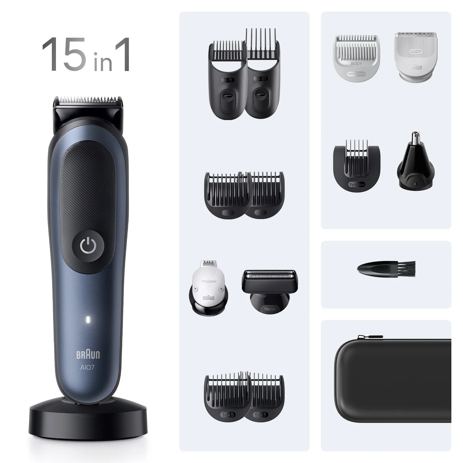 Braun All-in-One Series 7 245043 - multitrimmer, m&ouml;rkbl&aring;