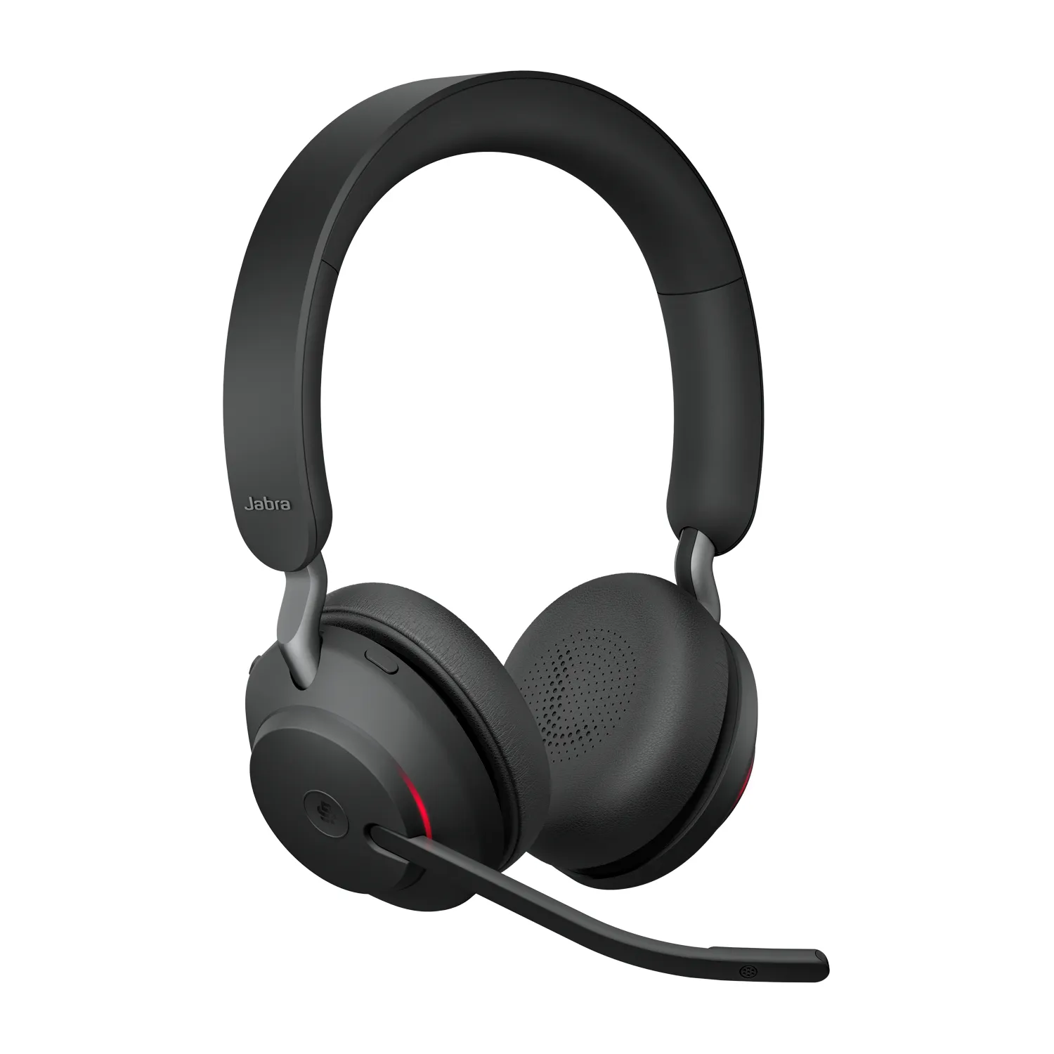 Jabra Evolve2 65 Wireless Stereo Headset with USB-C adapter and charging stand, Black