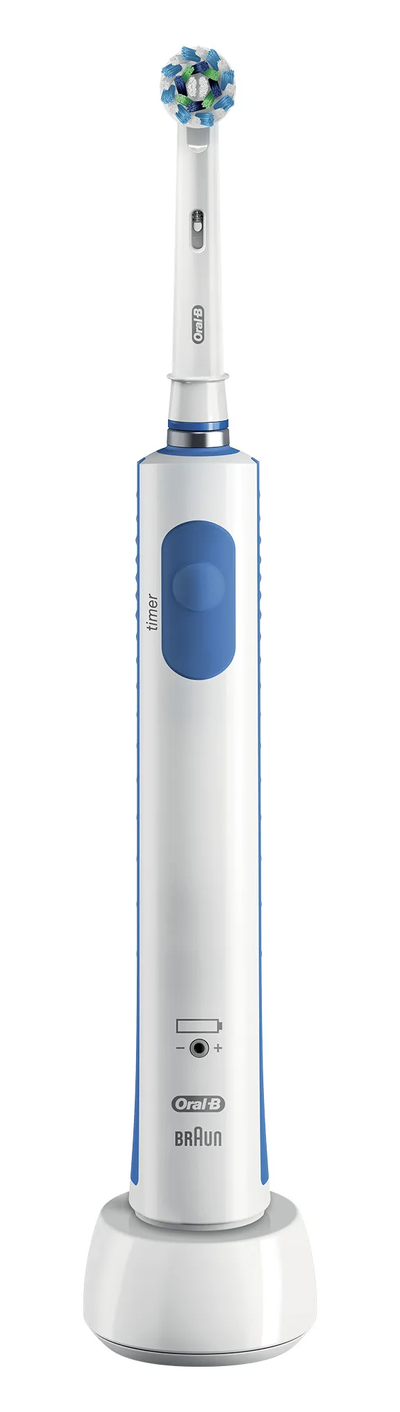 Braun PRO600 CrossAction - electric toothbrush, Blue, White