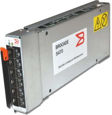 Brocade SAN Switch Module for IBM BladeCenter - Kytkin - 10 x 8Gb Fibre Channel - plug-in moduuli