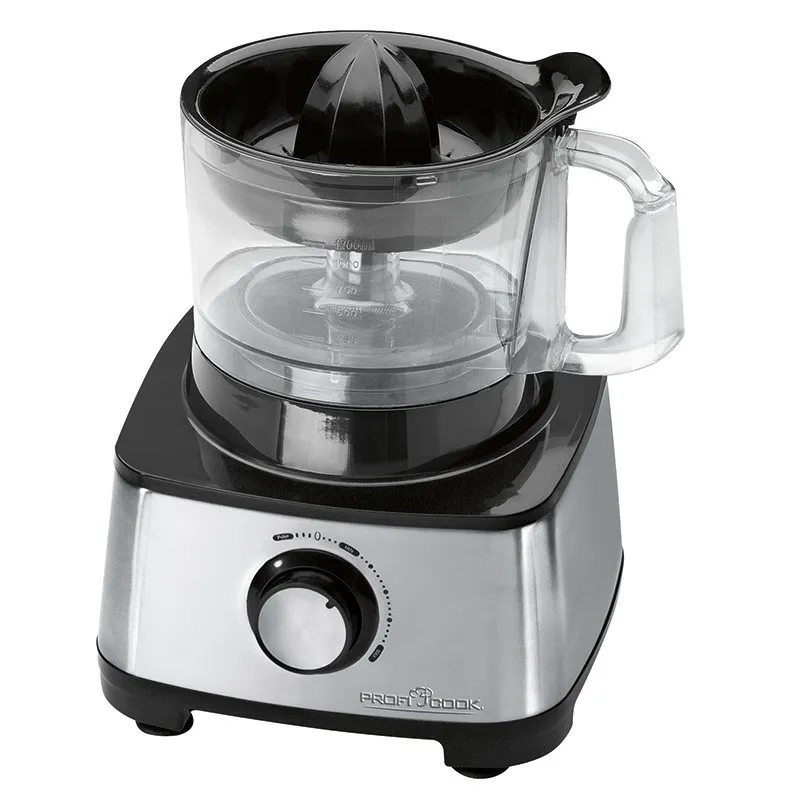 ProfiCook 501063 Stand Mixer, 1.75 Litre, 1200 Watt, Black/Stainless Steel