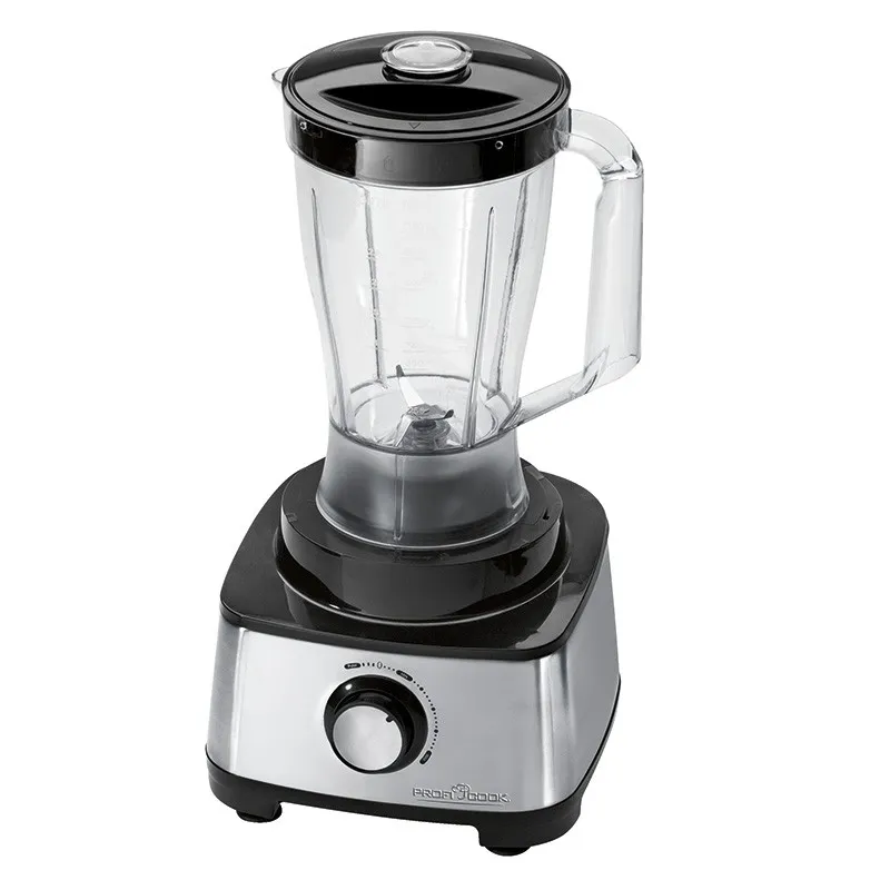 ProfiCook 501063 Stand Mixer, 1.75 Litre, 1200 Watt, Black/Stainless Steel