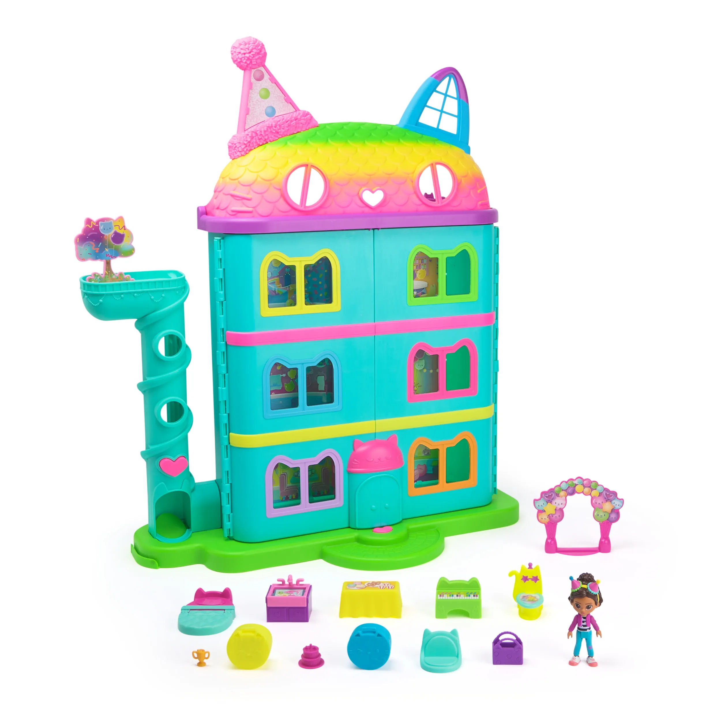 Spin Master Gabby's Dollhouse - Purrfect Dollhouse, Play Building