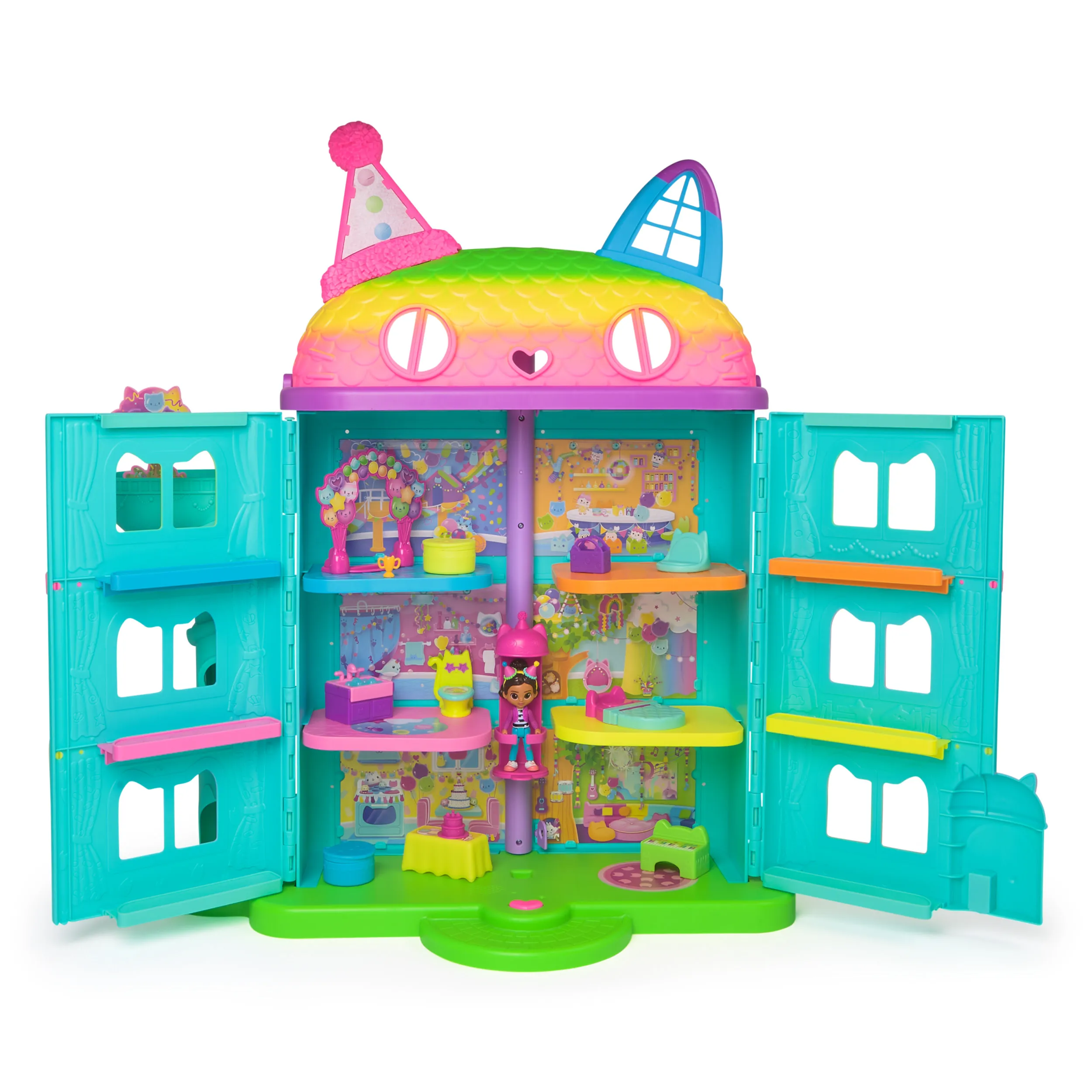 Spin Master Gabby's Dollhouse - Purrfect Dollhouse, Play Building
