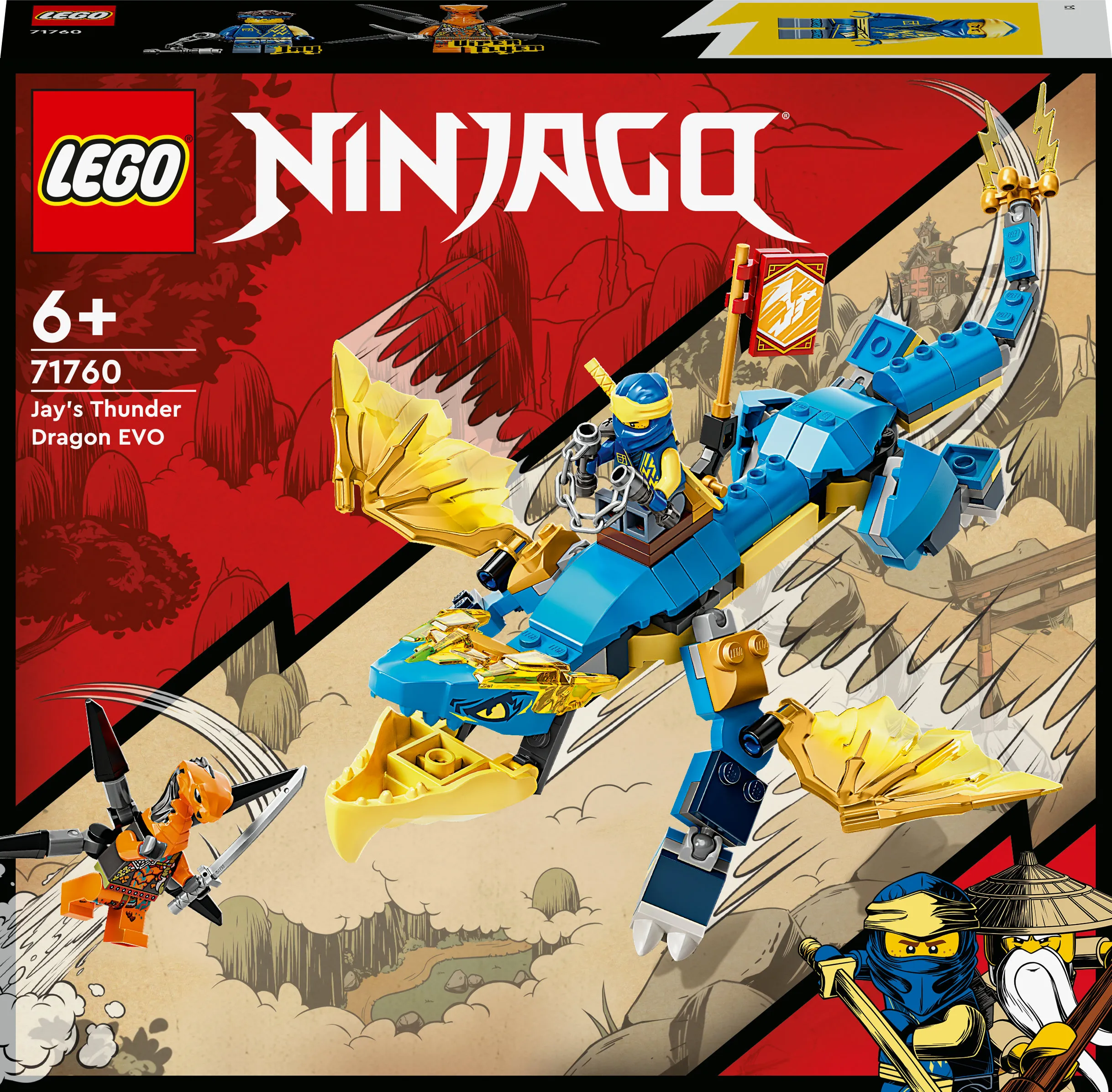 Lego Ninjago -Evoluutio: Jayn ukkoslohik&auml;&auml;rme 71760