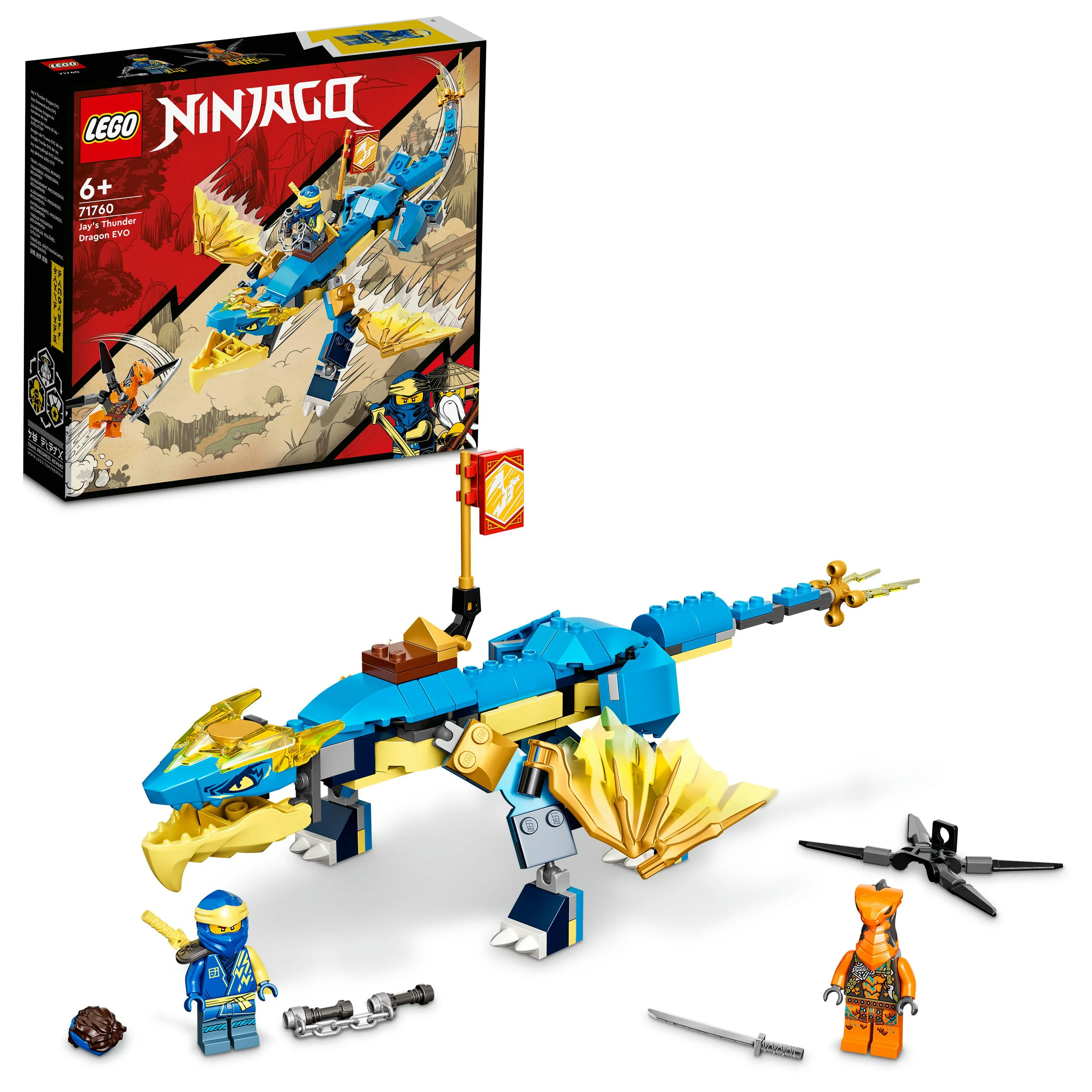 Lego Ninjago -Evoluutio: Jayn ukkoslohik&auml;&auml;rme 71760