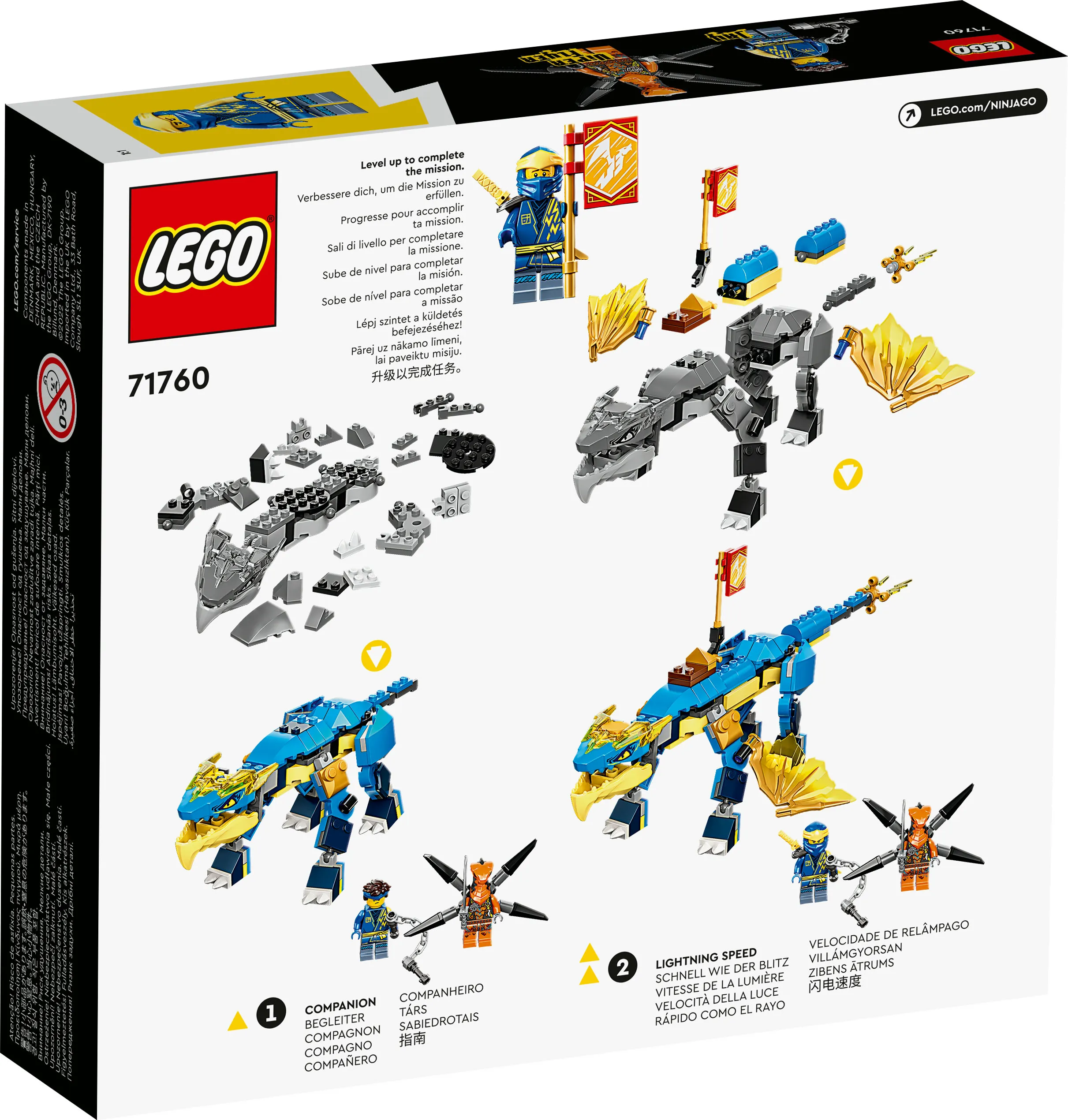 Lego Ninjago -Evoluutio: Jayn ukkoslohik&auml;&auml;rme 71760