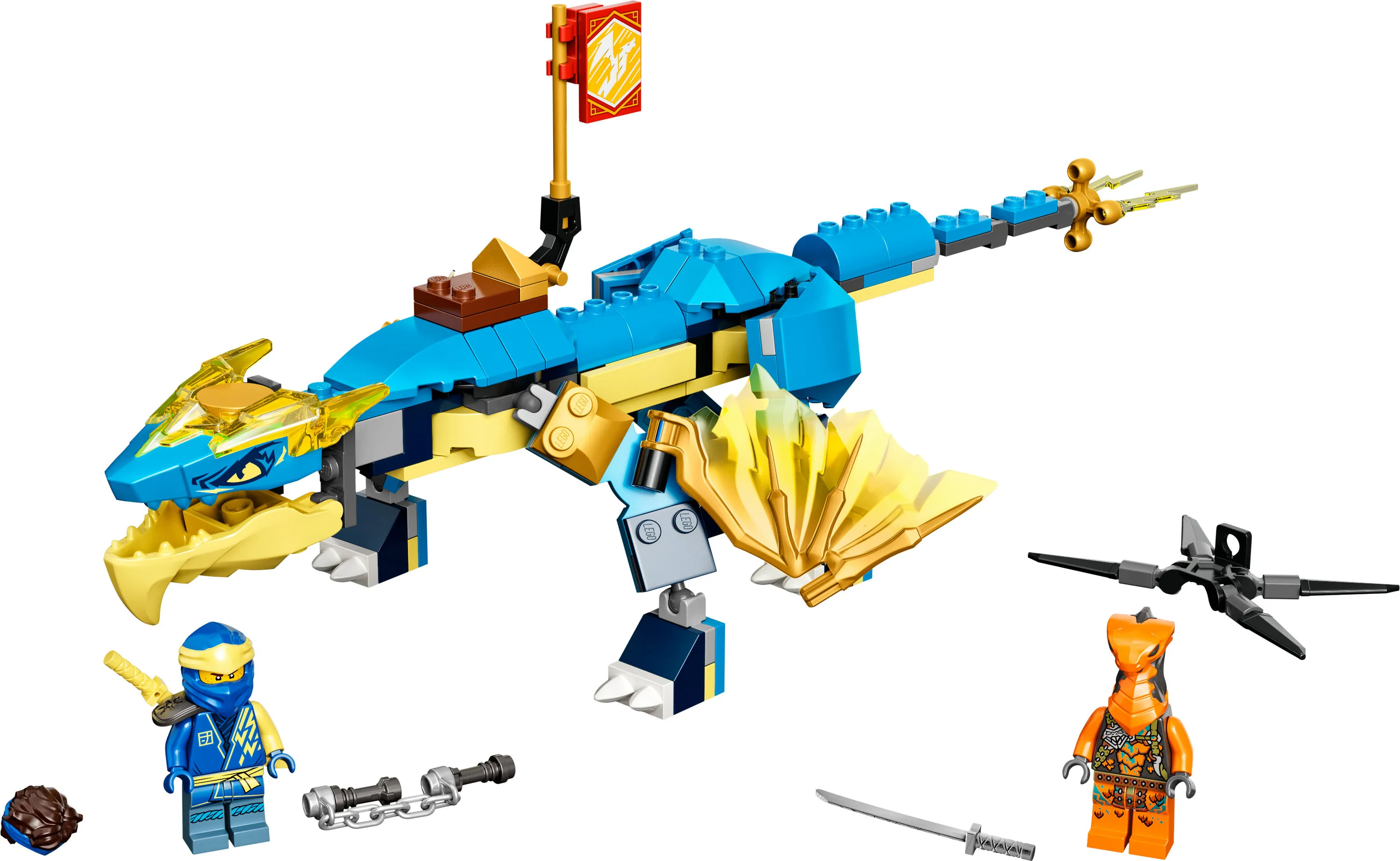 Lego Ninjago -Evoluutio: Jayn ukkoslohik&auml;&auml;rme 71760