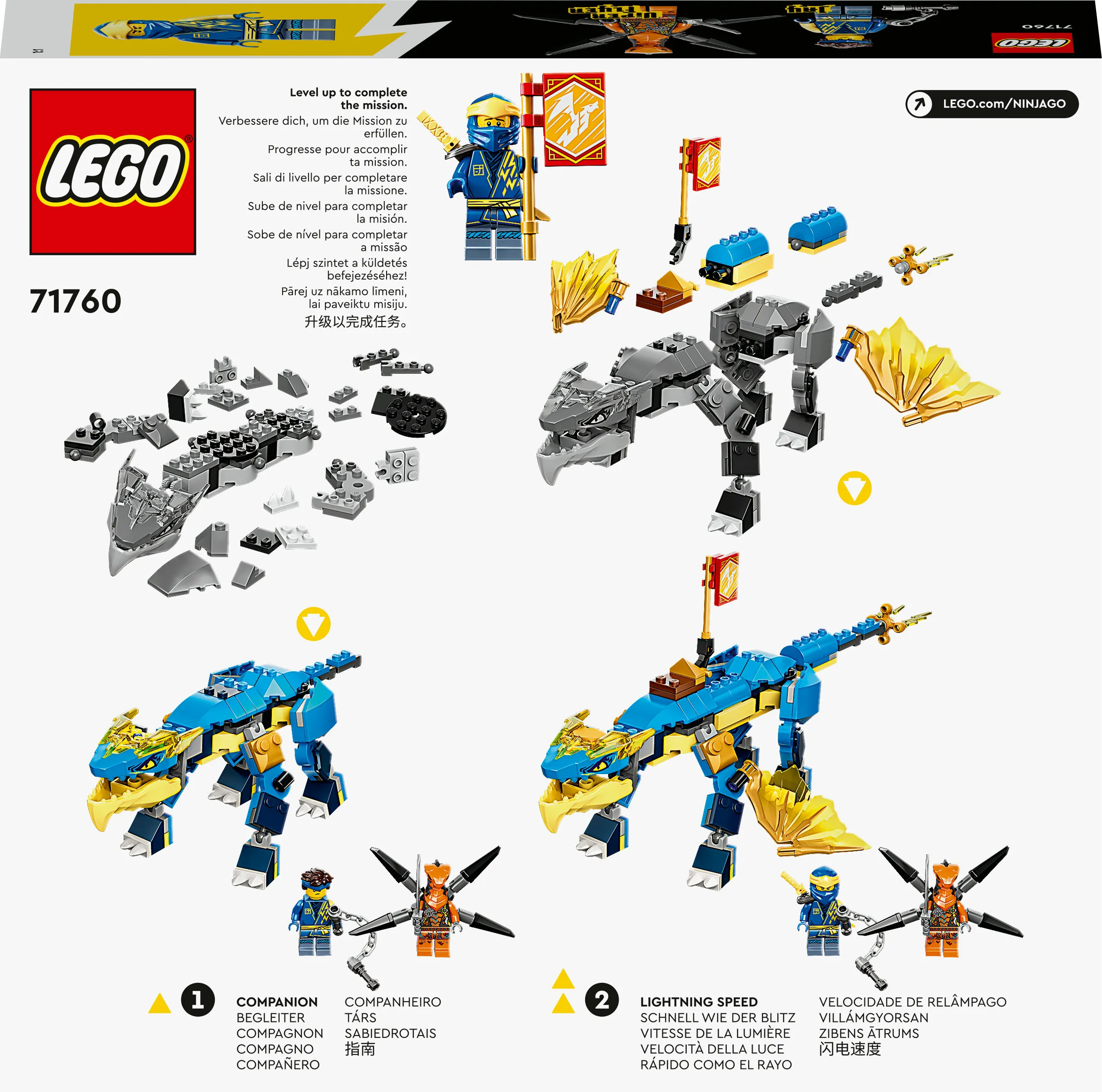 Lego Ninjago -Evoluutio: Jayn ukkoslohik&auml;&auml;rme 71760