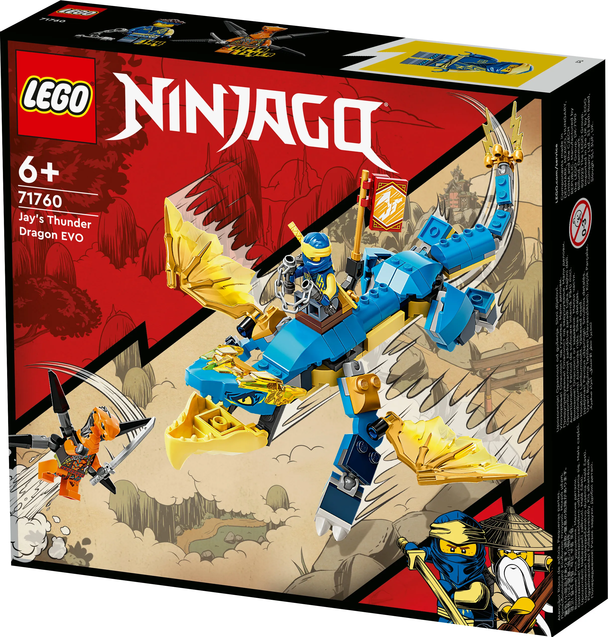 Lego Ninjago -Evoluutio: Jayn ukkoslohik&auml;&auml;rme 71760