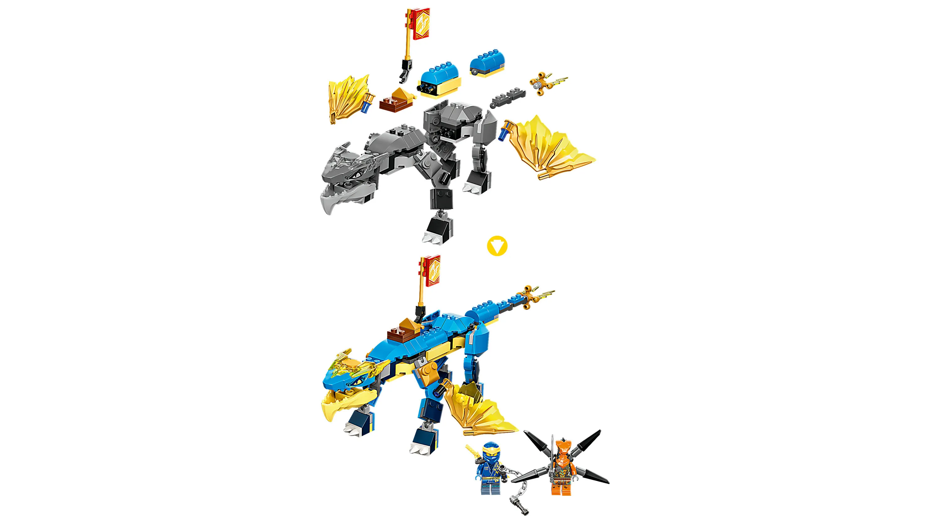 Lego Ninjago -Evoluutio: Jayn ukkoslohik&auml;&auml;rme 71760